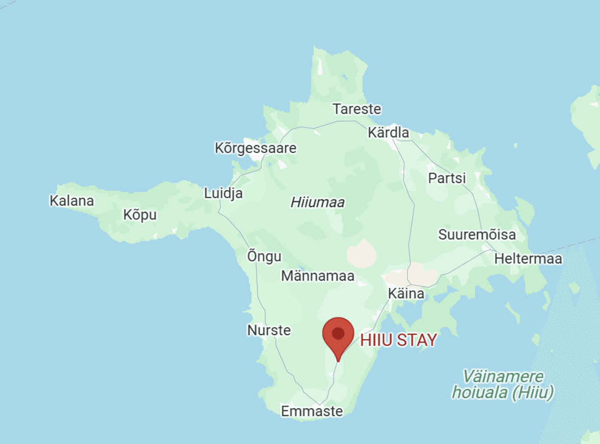 HiiuStay location on maps